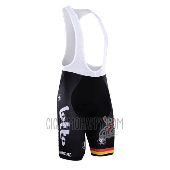 Lotto Fix All Cycling Jersey Bib Short 2016 Short Sleeve White and Blue